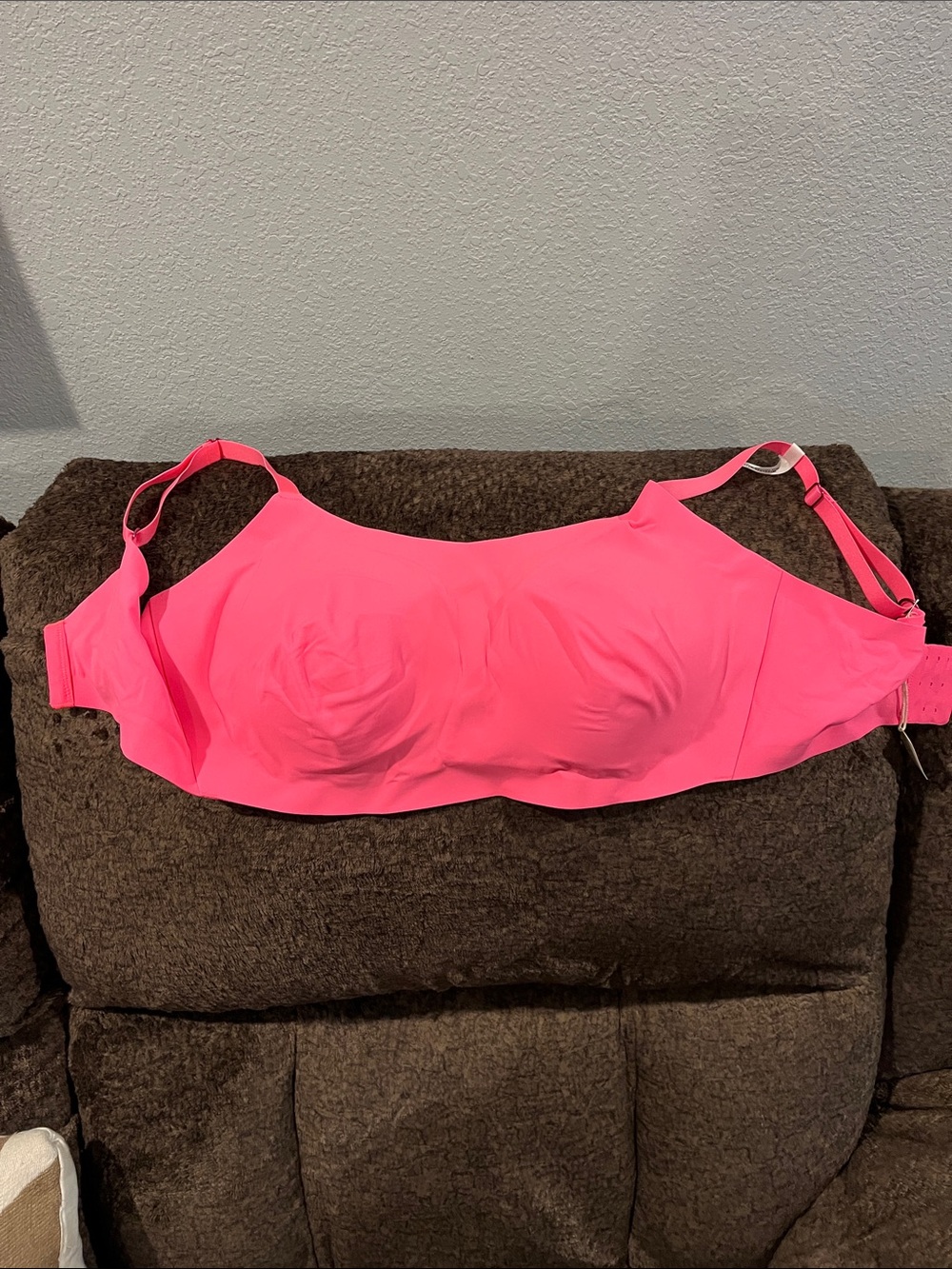 aerie Neon Pink Seamless Wireless Bra